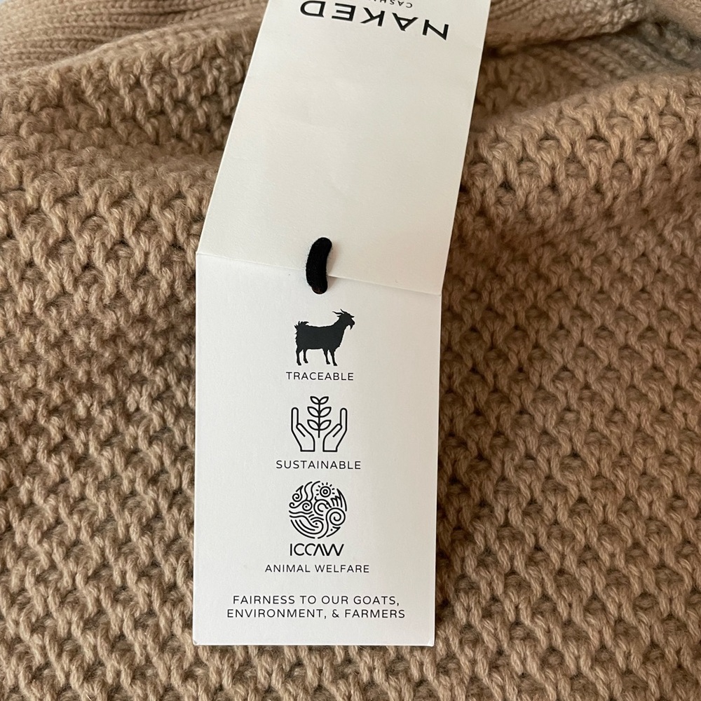 Honeycomb Knit Elena Cashmere Cardigan from NakedCashmere - Picture 11 of 13